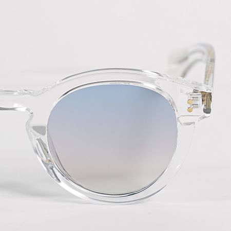 Frilivin - 169 Azul claro Rosa Gradiente Gafas de sol transparentes