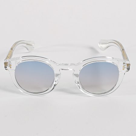 Frilivin - 169 Azul claro Rosa Gradiente Gafas de sol transparentes
