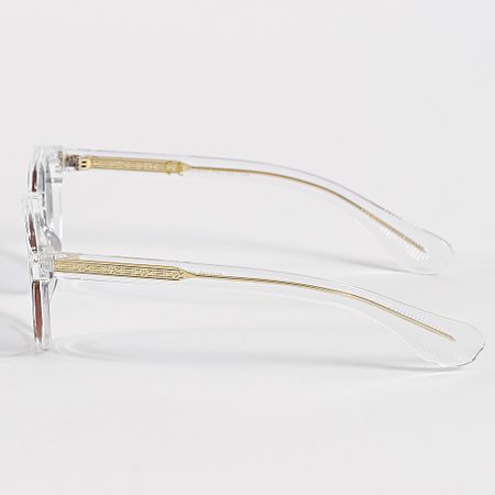 Frilivin - 169 Verde Oscuro Gradiente Rosa Transparente Gafas de sol