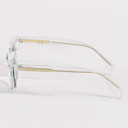 Frilivin - 168 Gafas de sol verdes transparentes