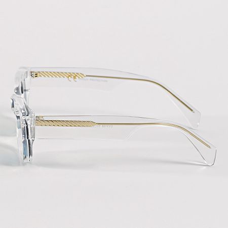 Frilivin - 168 Gafas de sol transparentes azul marino