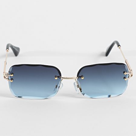 Frilivin - Gafas de sol azul marino dorado 980
