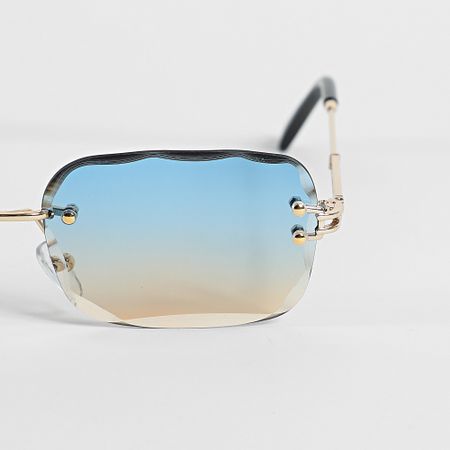 Frilivin - Gafas de sol 980 Blue Orange Gold