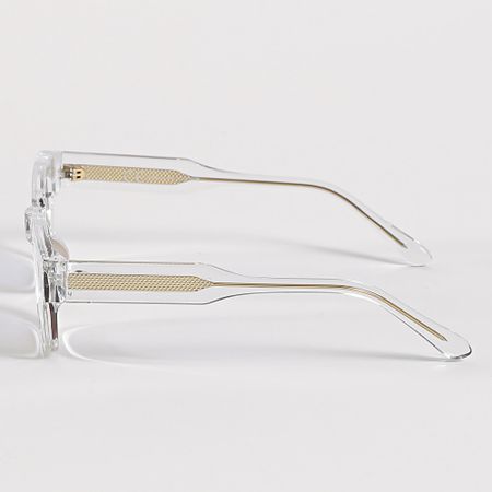 Frilivin - 038 Verde Amarillo Gradiente Gafas de sol transparentes