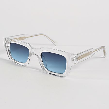 Frilivin - 038 Gafas de sol transparentes azul marino
