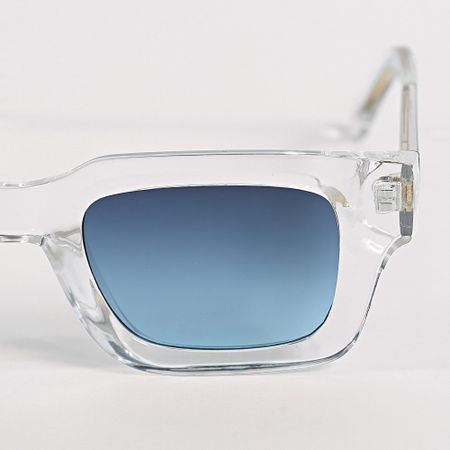 Frilivin - 038 Gafas de sol transparentes azul marino