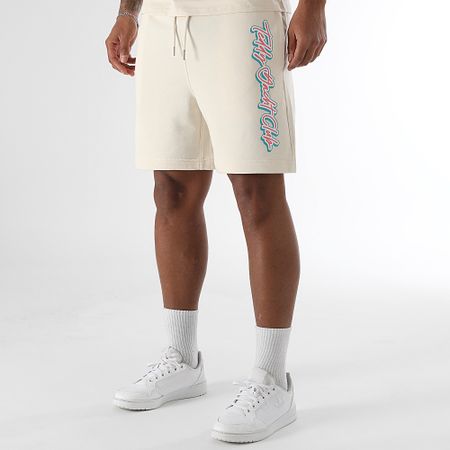 Teddy Yacht Club - Conjunto de camiseta y pantalón corto Jogging Small Extra Sweet Beige