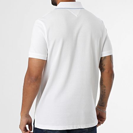 Tommy Hilfiger - Polo de manga corta Seas Placket Intrest 9542 Blanco