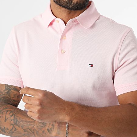 Tommy Hilfiger - Polo Slim Manga Corta 1985 7771 Rosa