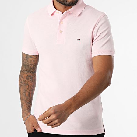 Tommy Hilfiger - Polo Slim Manga Corta 1985 7771 Rosa