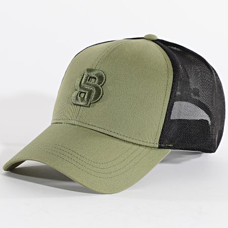 BOSS - Zed Icon Trucker Cap 50539784 Caqui Verde Negro