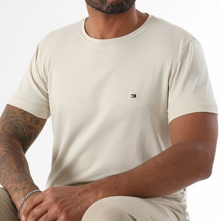 Tommy Hilfiger - Slim Stretch Tee Shirt 0800 Beige