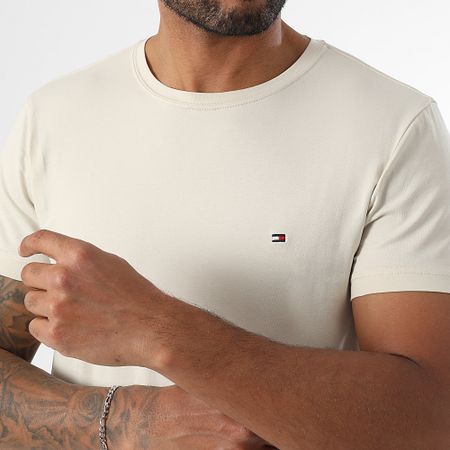 Tommy Hilfiger - Slim Stretch Tee Shirt 0800 Beige