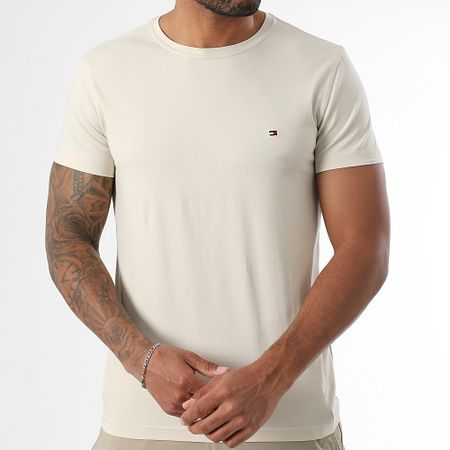 Tommy Hilfiger - Slim Stretch Tee Shirt 0800 Beige