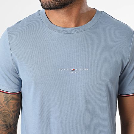 Tommy Hilfiger - 2584 Logo Tee Shirt Azul claro