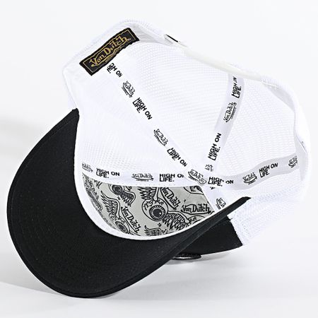 Von Dutch - Gorra Boston Trucker 7030015 Negro Blanco