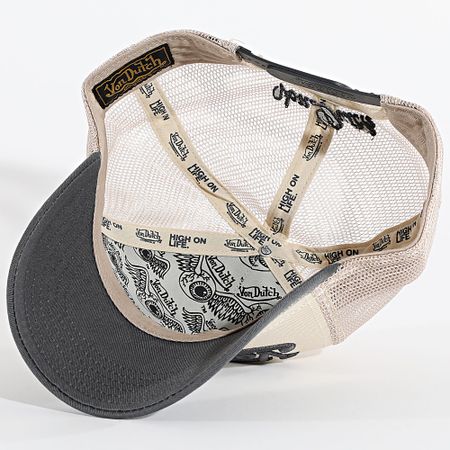 Von Dutch - Riverside Trucker Cap 7030890 Beige Gris Carbón