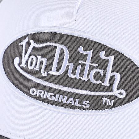 Von Dutch - Boston Trucker Cap 7030090 Blanco Gris Topo