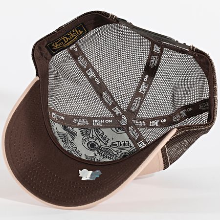 Von Dutch - Gorra Boston Trucker 7030243 Beige Marrón