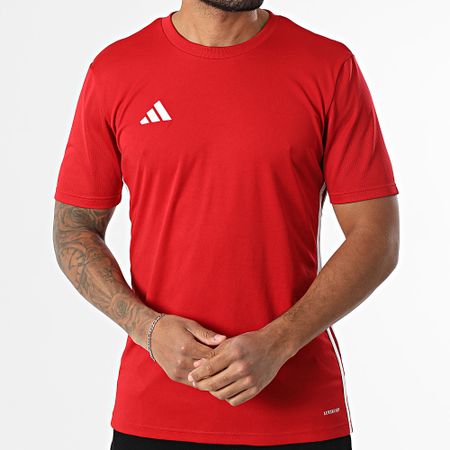 Adidas Performance - Tabela 23 Jersey Camiseta a rayas HT6552 Rojo