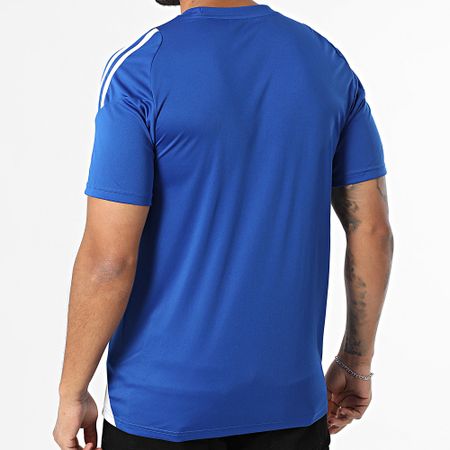 Adidas Performance - Camiseta Con Rayas Tiro24 Jersey IS1014 Azul Real