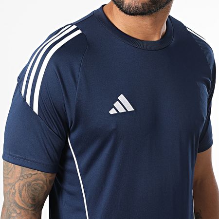 Adidas Performance - Camiseta A Rayas Tiro24 Jersey IS1018 Azul Marino
