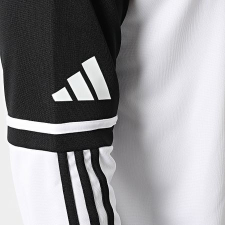 Adidas Performance - Sudadera de rayas con cremallera SQ25 JD2987 Blanco