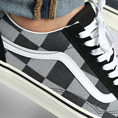 Vans - Zapatillas Old Skool D5NBMA1 Mono Checkerboard Negro