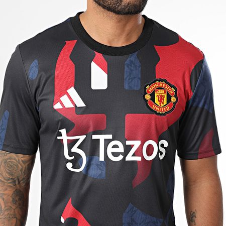 Adidas Performance - Manchester United Football Jersey JD7147 Negro Rojo Azul Marino