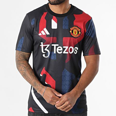 Adidas Performance - Manchester United Football Jersey JD7147 Negro Rojo Azul Marino