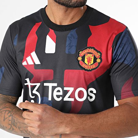 Adidas Performance - Manchester United Football Jersey JD7147 Negro Rojo Azul Marino