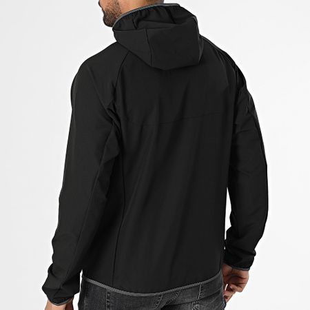 BOSS - Chaqueta con cremallera y capucha Commuter 50542451 Negro
