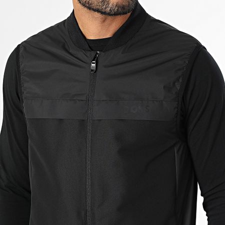 BOSS - Chaqueta sin mangas con cremallera Gridlyte 50541301 Negro