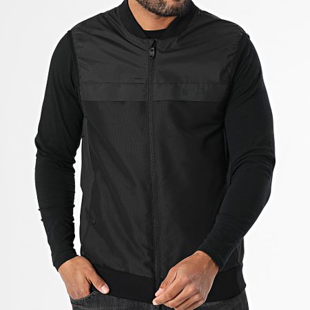 BOSS - Chaqueta sin mangas con cremallera Gridlyte 50541301 Negro