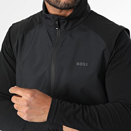 BOSS - Chaqueta sin mangas con cremallera Putt 50533761 Negro