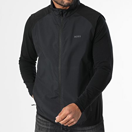 BOSS - Chaqueta sin mangas con cremallera Putt 50533761 Negro