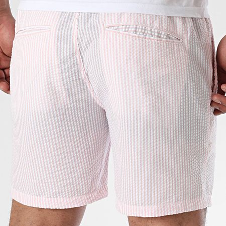 Classic Series - Pantalón corto a rayas 050 Rosa Blanco