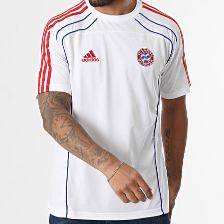 Adidas Performance - FC Bayern JF0587 Camiseta a rayas blanca