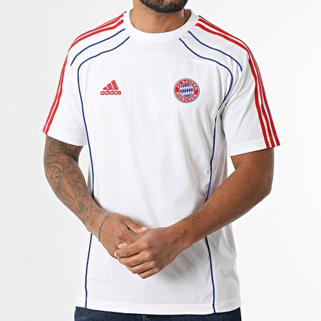 Adidas Performance - FC Bayern JF0587 Camiseta a rayas blanca