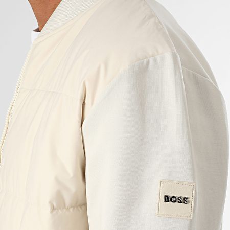 BOSS - Chaqueta con cremallera Skiles 50532767 Beige