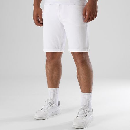 Jack And Jones - Pantalón Corto Ethan Icon Trick Jean Blanco