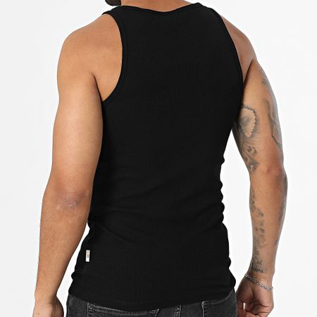 Jack And Jones - Camiseta de tirantes Hydra Pointelle Negro