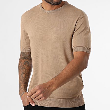 Mackten - 566 Camiseta de punto camel