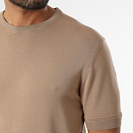 Mackten - 566 Camiseta de punto camel