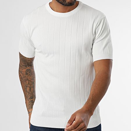 Mackten - Camiseta de malla blanca Kod
