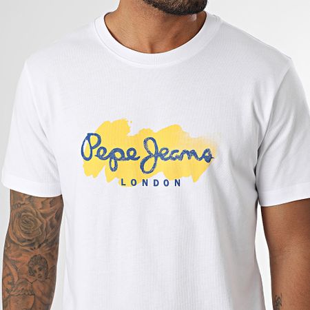 Pepe Jeans - Milton Camiseta PM509959 Blanco