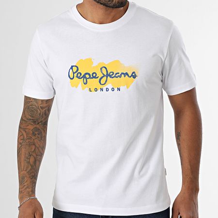 Pepe Jeans - Milton Camiseta PM509959 Blanco