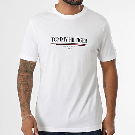 Tommy Hilfiger - Tee Shirt Brand Love Hilfiger 0324 Blanco