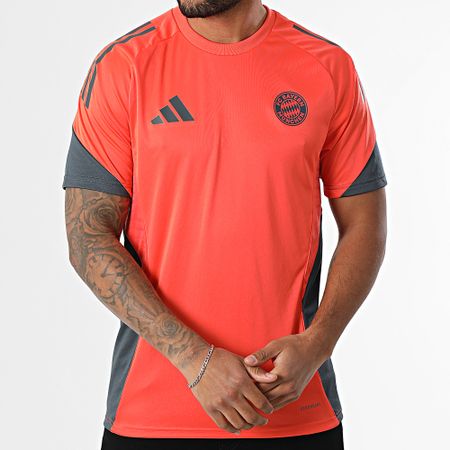Adidas Performance - Camiseta de fútbol con banda del FC Bayern JP1786 Naranja