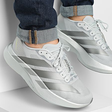 Adidas Performance - Zapatillas Adizero EVO JR3419 Plata Metalizada Hierro Metalizado Halo Plata